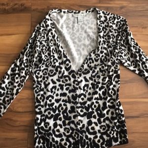 WHBM button down sweater